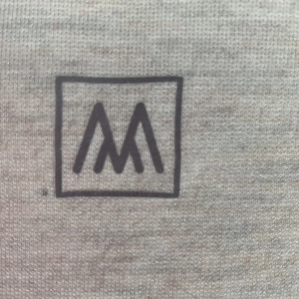 MIZZEN +‎ Main Mens Quarter Zip Pullover Sweater Light Beige Heather Large